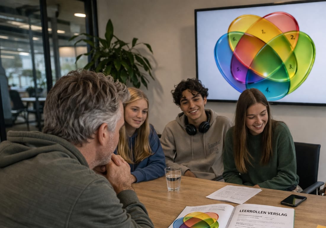 Leerlingen in een onderwijsomgeving